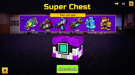 Super Chest Opening Pixel Gun 3d Youtube