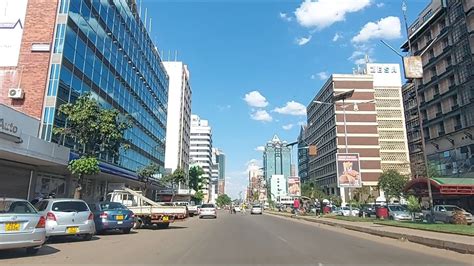 Harare City Samora Machel Avenue Zimbabwe Youtube