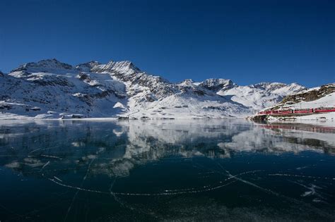 Lago Bianco Pattinare A Metri Ilbernina