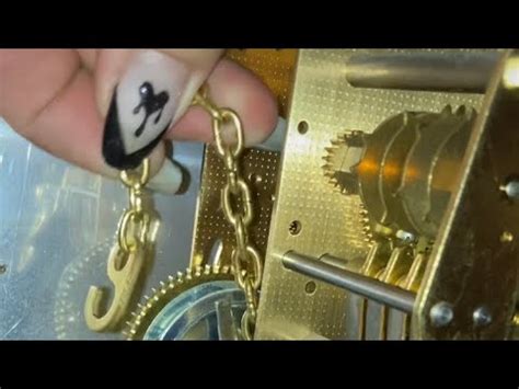 Lower Chains On Tempus Fugit Grandfather Clock And Pendulum