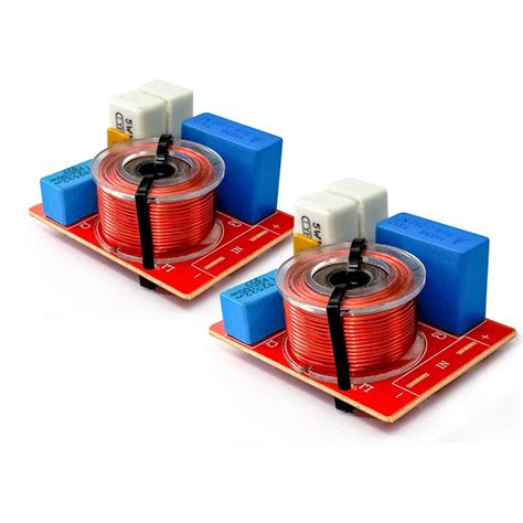 2pcs 2 Way 60w Home Theater Hifi Stereo Diy Audio Crossover Filters Speaker Treable Bass