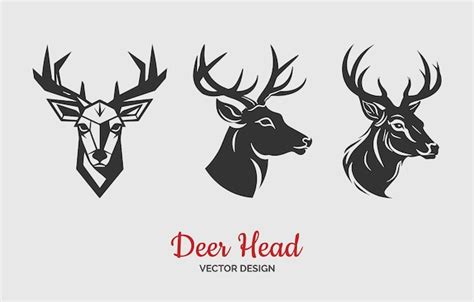 Premium Vector Deer Head Logo Vector Illustration