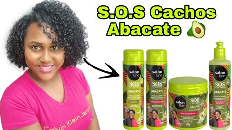 Testei Kit S O S Cachos Abacate Da Salon Line Youtube