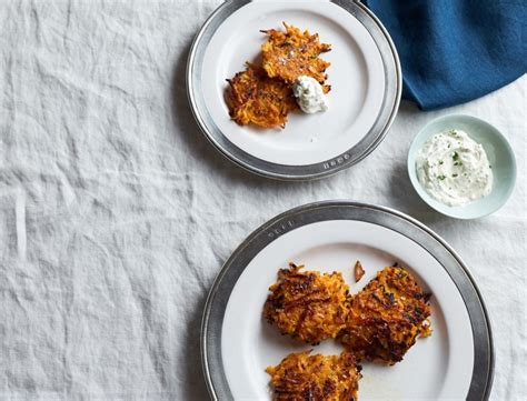 Sweet Potato Sage Latkes Recipe Goop