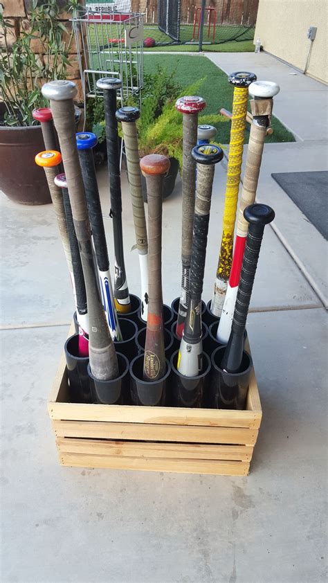 Diy Baseball Bat Rack Storage Solution Artofit