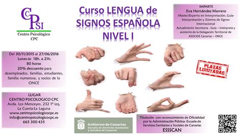 Curso Lengua De Signos Espa Ola Reconocimiento De Oficialidad Por La