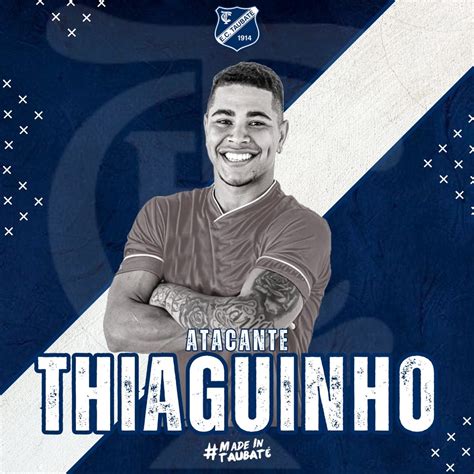 Taubaté anuncia contratação do atacante Thiaguinho para o Paulista da