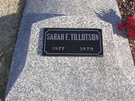 Sarah Emily Emma Nickell Tillotson Find A Grave Memorial