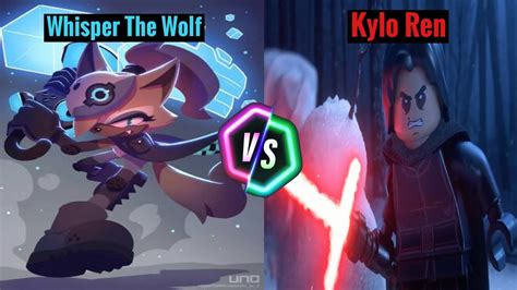 Road To The Skywalker Saga Lego Star Wars TFA Whisper The Wolf Vs