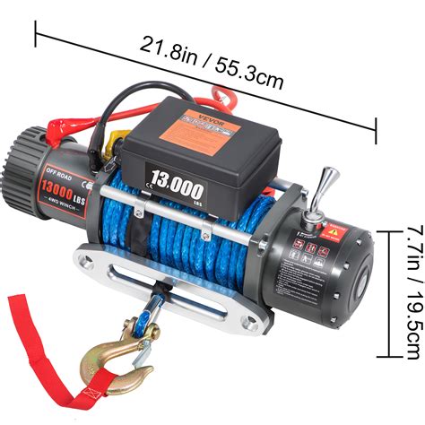 VEVOR 3000 13500LBS 12V Electric Winch With Remote Control For 4X4