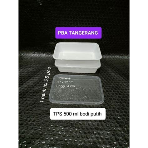 Jual Thinwall Persegi Panjang Ml Ml Ml Warna Box Take