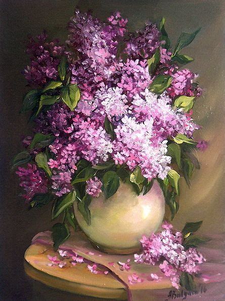 Pin By Judy Smith On Art With Flowers Lilac Painting Floral Painting