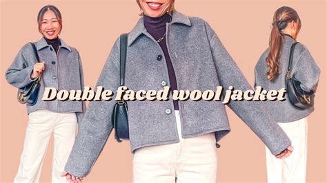 Diy Double Faced Wool Jacket How To Sew With Double Faced Fabric