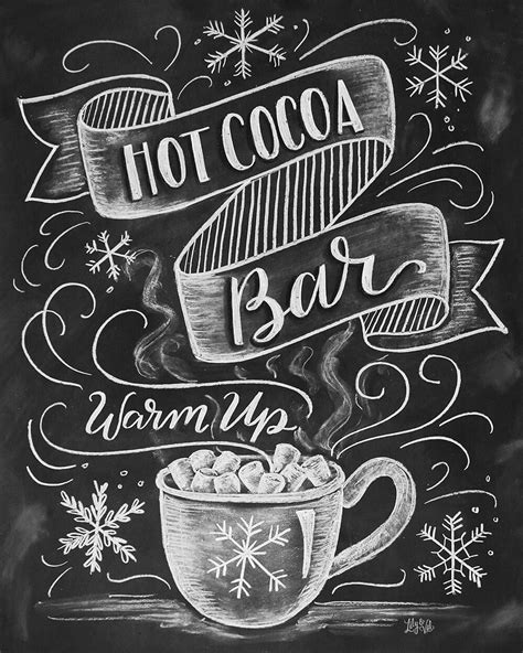 Template Hot Cocoa Sign Printable Printable Word Searches