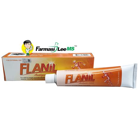 FLANIL Analgesic Cream 60g Exp 04 2026 Lazada