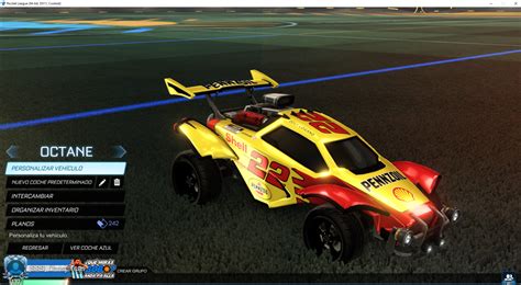 OCTANE NASCAR TERMINACION ANODIZADA Rocket League Mods