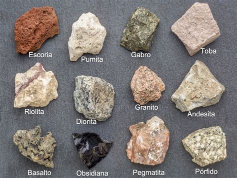 Tipos de rocas: ígneas, sedimentarias y metamórficas (con ejemplos