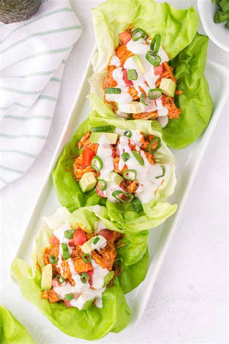 Buffalo Chicken Lettuce Wraps Produce Bites Produce Bites