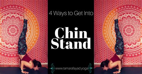 4 Ways to Get Into Chin Stand - Tamara Fayad Yoga