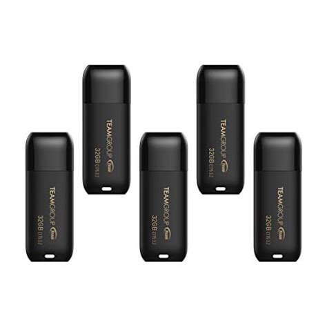 TEAMGROUP C175 32GB 5 Pack USB 3.2 Gen 1 (USB 3.1/3.0) USB Flash Thumb ...