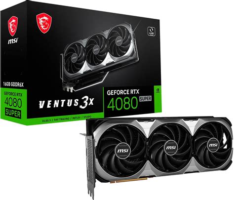 MSI NVIDIA GeForce RTX 4080 SUPER 16GB VENTUS 3X OC 16GB GDDR6X PCI ...