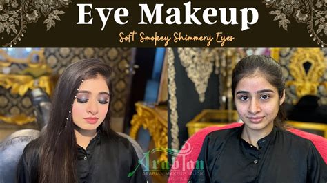 Soft Smokey Shimmery Eye Makeup For Wedding Party Special Occasion