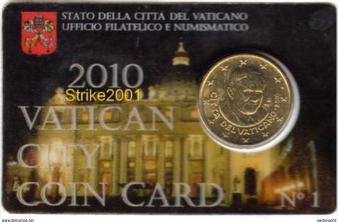 Vatikan Vaticano Coin Card Cent