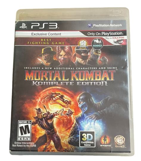 Juego Para Ps3 Mortal Kombat Komplete Edition