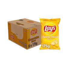 Lay S Cheese Onion Crisps 8 X 175 Gr Five Star Trading Holland