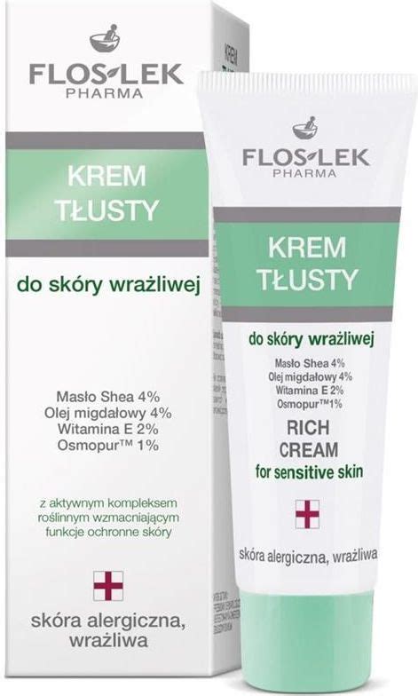 Krem FlosLek Hypoalergiczny tłusty do skóry wrażliwej z naturalnym