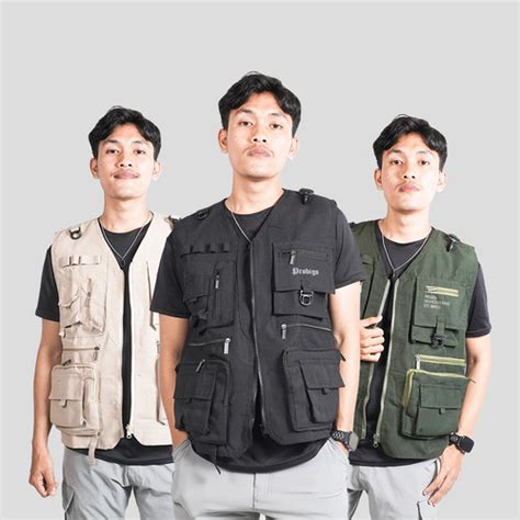 Promo Rompi Cargo Multifungsi Tactical Outdoor Vest Pria Lapangan