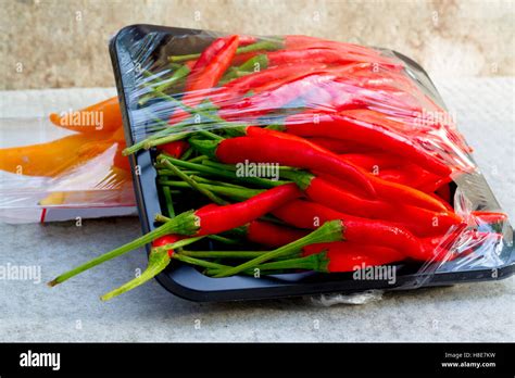 Hot Red Chili Or Chili Peppers Red Hot On Floor Background Stock Photo Alamy