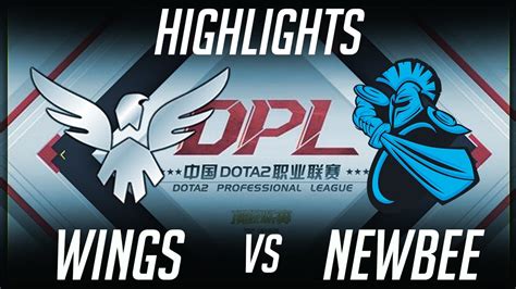 Wings Vs Newbee Dpl Highlights Dota By Time Dota Dota Youtube