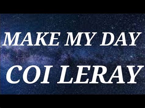 Coi Leray David Guetta Make My Day Lyrics New Song Youtube