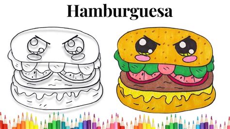 Como Dibujar Una Hamburguesa Youtube