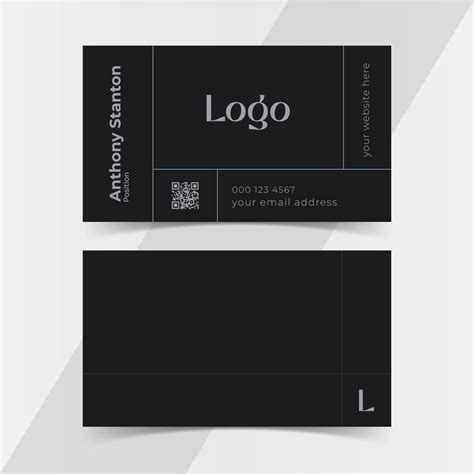 Classic Business Card Design 12186611 Vector Art At Vecteezy