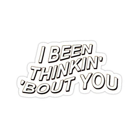 Thinkin Bout You Sticker For Sale By Avi Bialik In Frank