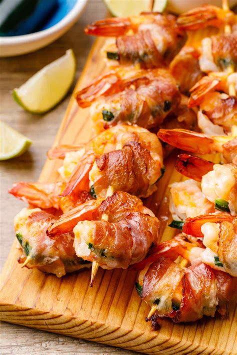 Shrimp Stuffed Jalapenos Wrapped In Bacon Recipe Deporecipe Co