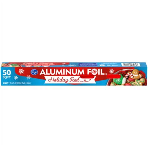 Kroger Holiday Red Aluminum Foil Sq Ft Kroger