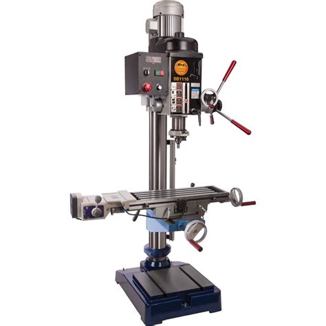 21 Variable Speed Gearhead Drill Press With Cross Slide Table