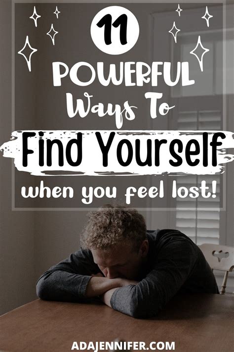 How To Rediscover Yourself When You Feel Lost Artofit