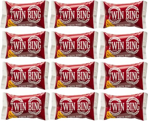 Palmers Twin Bing Candy Bars 12 Pack Chocolate