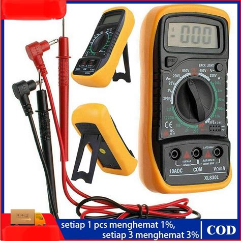 Jual Multimeter Digital Ac Dc Xl L Dt Voltage Tester Multitester