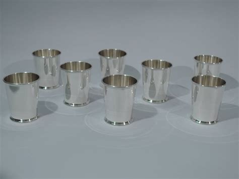 Set Of Sterling Silver Mint Julep Cups By Kirk At Stdibs