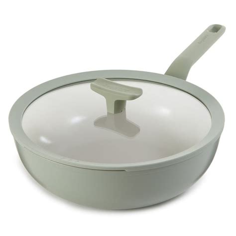 Berghoff Balance Non Stick Ceramic Wok Pan 11 44qt With Glass Lid