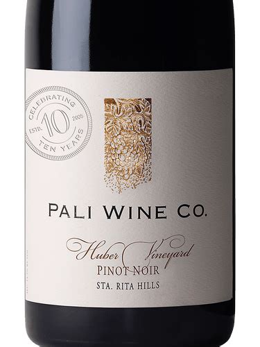 Pali Wine Co Huber Vineyard Pinot Noir Vivino US