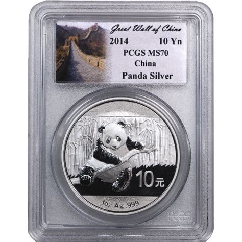 Buy 2014 Silver Chinese Pandas PCGS MS70 Silver