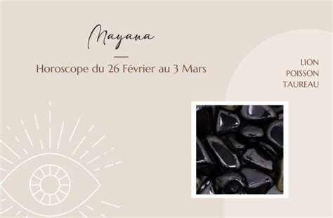 Horoscope Semaine Du 26 Février Au 3 Mars 2024 Mayana Bijoux Spirituels