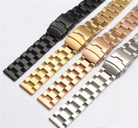 Matte Watchband Strap Unpolished Watch Straps Bracelet 18mm 20mm 22mm