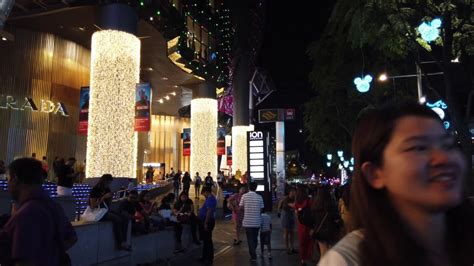 Singapore Orchard Road At Night Youtube